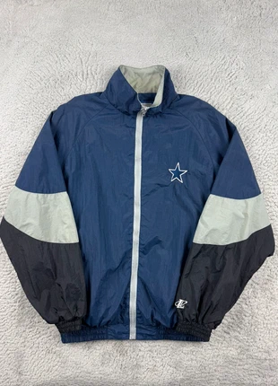 veste coupe-vent vintage NFL Dallas Cowboys | Taille S | Bleu marine et Noir Logo Brodé, brand: NFL, condition: Very good, size: S, €42.90, €45.75 includes Buyer Protection Pro