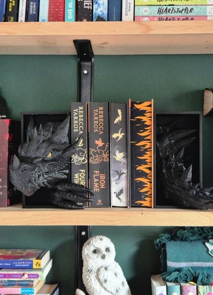 Book nook Dragon and tail black - bookshelf fantasy decor onyxstorm forthwing, marque: Overige, état: Neuf avec étiquette, 39,95 €, 42,65 € Protection acheteurs (Pro) incluse