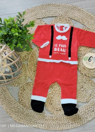 🎅🎄 Pyjama Grenouillère Bébé – Gémo – Taille 6 mois / 68 cm 🎄, brand: Noël, condizioni: Ottime, taglia: 6-9 mesi / 68 cm, €5.99, €6.99 include la Protezione acquisti
