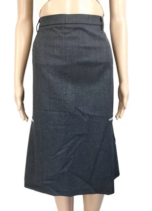 Jupe grise coupe droite classique broderie bas femme - Karting - Taille 50, merk: Karting, staat: Heel goed, maat: 5XL / 50 / 22, € 18,00, € 19,60 inclusief Kopersbescherming Pro