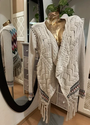 Odd Molly Cardigan Strickjacke fringes Cowgirl Western Boho Xs Fransen Rockrevival Baumwolle 100, merk: Odd Molly, staat: Heel goed, maat: XS / 34 / 6, € 9,00, € 10,15 inclusief Kopersbescherming