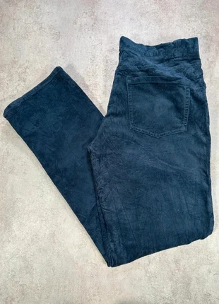 Pantalon Hardcrafted Vintage Velours Côtelé bleu marine velours taille 40, marca: Vintage Dressing, estado: Muito bom, tamanho: PT 50 | W40, €10.00, €11.20 inclui Proteção do Comprador Pro