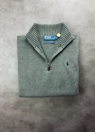 Pull col montant Polo Ralph Lauren gris pour homme taille S, brand: Polo Ralph Lauren, condition: Very good, size: M, €50.00, €53.20 includes Buyer Protection