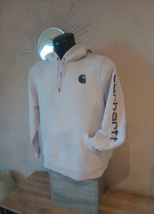 Sweat à capuche hoodie Carhartt mauve clair. Taille 16 18, merk: Carhartt, staat: Goed, maat: 16 jaar / 176 cm, € 18,00, € 19,60 inclusief Kopersbescherming Pro