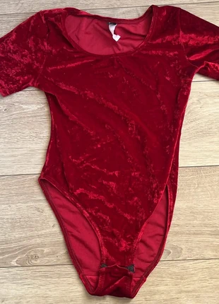 Body velours rouge Exclusif taille S, brand: Exclusif, condizioni: Buone, taglia: S / IT 40 / EU 36, €5.00, €5.95 include la Protezione acquisti