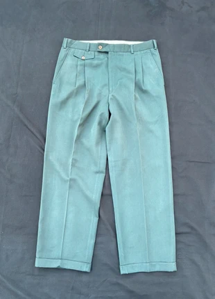 PPiece rare – Pantalon vert Vintage à 2 Pinces / Coupe Droite y2k, marque: made in France, état: Très bon état, taille: W32 | FR 42, 34,80 €, 37,24 € Protection acheteurs incluse