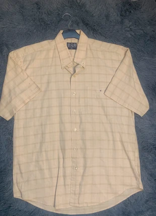 Chemise à carreaux Manches Courtes Serge Blanco Couleur Beige Homme Taille L, brand: Serge Blanco, condition: Very good, size: L, €10.00, €11.20 includes Buyer Protection