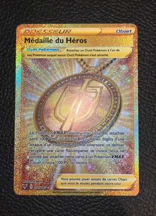 Médaille du héros 201/185, marque: Pokémon, état: Très bon état, 10,00 €, 11,20 € Protection acheteurs (Pro) incluse