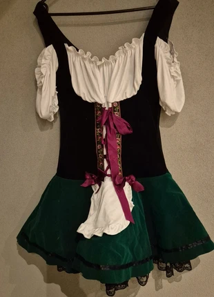 Tiroler jurkje dirndl, merk: Dirndl, staat: Goed, maat: S / 36 / 8, € 5,00, € 5,95 inclusief Kopersbescherming