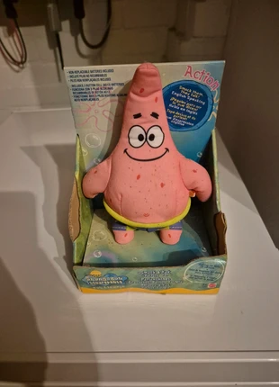 SpongeBob Patrick knuffel met geluid, merk: SpongeBob SquarePants, staat: Nieuw zonder prijskaartje, maat: M, € 10,00, € 11,20 inclusief Kopersbescherming