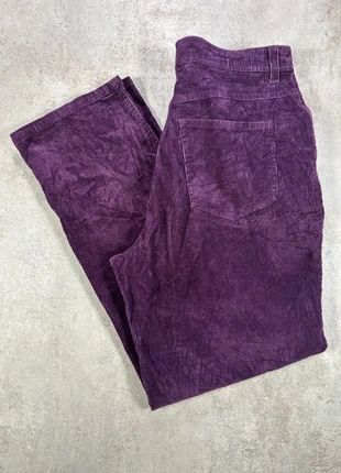Pantalon En Velours Côtelé / Corduroy relativity velours cotele violet coupe ample taille 10P, marque: Vintage Dressing, état: Très bon état, taille: L / 40 / 12, 15,00 €, 16,45 € Protection acheteurs (Pro) incluse