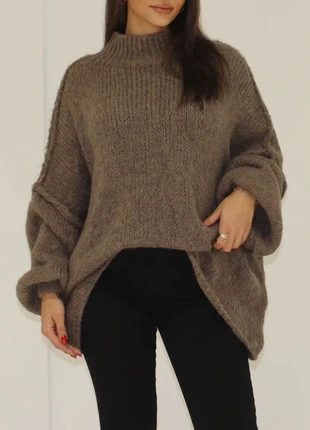 Pull d’hiver oversize, marque: Made In Italy, état: Neuf avec étiquette, taille: Taille unique, 28,00 €, 30,10 € Protection acheteurs incluse