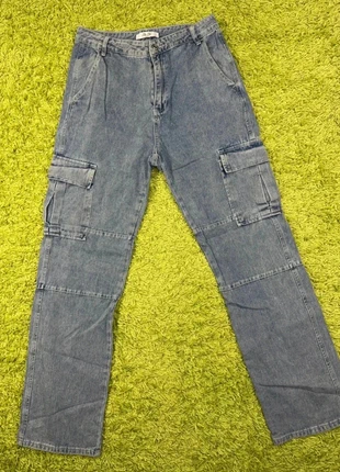 See See Paris – Jean cargo denim bleu clair – Taille 40 (FR), merk: See See, staat: Heel goed, maat: W30 | FR 40, € 15,00, € 16,45 inclusief Kopersbescherming