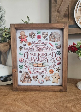 🎄 Cadre en bois Farmhouse – Décoration de Noël rustique 🎄, merk: le comptoir farmhouse, staat: Heel goed, € 15,00, € 16,45 inclusief Kopersbescherming Pro