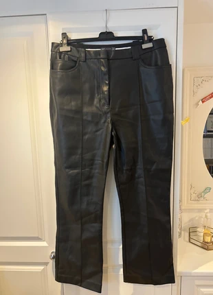 Faux leather trousers - 16 Long, brand: Marks & Spencer, condition: Very good, size: L / UK 16-18, £5.00, £5.95 includes Buyer Protection