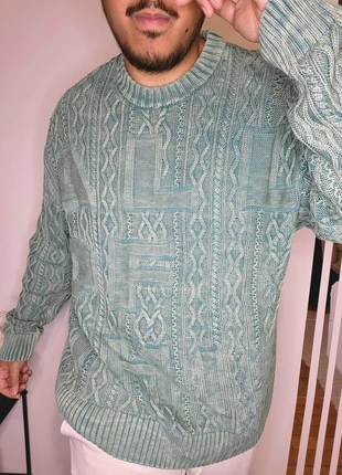 Pull Oversize Torsadé Zara Vert d'Eau, brand: Zara, condizioni: Ottime, taglia: M, €24.90, €26.85 include la Protezione acquisti Pro