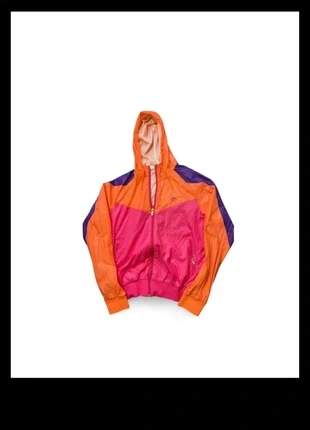 Veste Nike Tech – rose, orange et violet, coupe vintage, taille XL enfant (équivaut à femme S/M), brand: Nike, condition: Very good, size: S / 36 / 8, €15.00, €16.45 includes Buyer Protection Pro