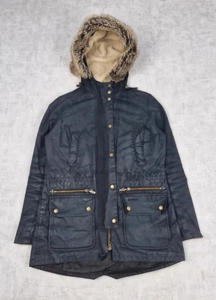 Wax Parka Barbour Navy Bleu Marine Veste Coton Ciré Toile Huilé Taille 10 (S), marke: Barbour, zustand: Sehr gut, größe: S / 36 / 8, 164,90 €, 173,85 € beinhaltet Vinted-Käuferschutz Pro