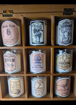 Vintage Spell Chest & 9 Spell Candles, brand: CackleWax, condition: New without tags, £24.95, £26.90 includes Buyer Protection Pro