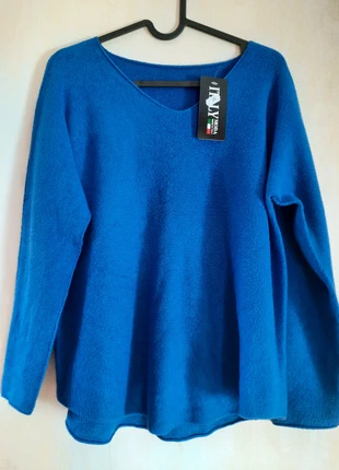 Pull léger col V bleu neuf taille unique, brand: Italy Moda, condition: New with tags, size: One size, €10.00, €11.20 includes Buyer Protection