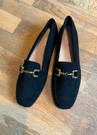 Mocassins noirs effet daim • élégants & intemporels, marke: Joalice, zustand: Neu, größe: 38, 13,00 €, 14,35 € inklusive Vinted-Käuferschutz