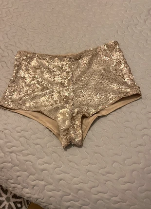 Gold sequins shorts size M by Musera, brand: musera, condition: New with tags, size: M / UK 12-14, £2.00, £2.80 includes Buyer Protection