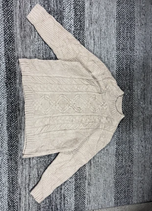 Fisherman Aran Wool Strickpullover, merk: Cotton, staat: Heel goed, maat: L / 40 / 12, € 25,00, € 26,95 inclusief Kopersbescherming