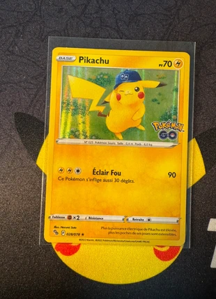 Pikachu Holographique PokémonGo, marca: Pokémon, estado: Muito bom, €2.00, €2.80 inclui Proteção do Comprador