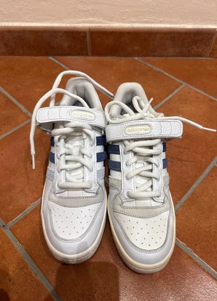 Adidas Forum Low | Nuove con cartellino | EUR 43 ⅓ | Bianco Azzurro Blu, brand: adidas, condizioni: Nuovo con cartellino, taglia: 43, €60.00, €63.70 include la Protezione acquisti