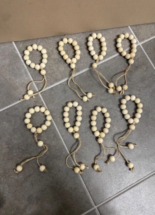 Serviettenringe Holzperlen Boho, staat: Heel goed, € 2,00, € 2,80 inclusief Kopersbescherming