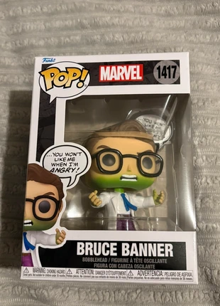 Funko POP Marvel: Bruce Banner (Don't Make me Angry) - Hulk - Marvel Comics, brand: Funko Pop, condition: New with tags, size: One size, £10.00, £11.10 includes Buyer Protection
