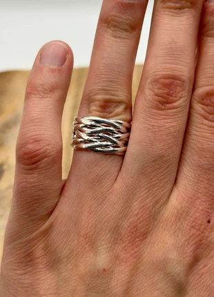 Bague argent, marque: Argent, état: Bon état, taille: Ajustable, 7,00 €, 8,05 € Protection acheteurs incluse