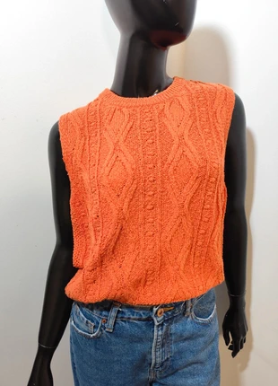 Pull sans manches tricoté orange taille M, marque: Universal Thread, état: Très bon état, taille: M / 38 / 10, 5,00 €, 5,95 € Protection acheteurs incluse
