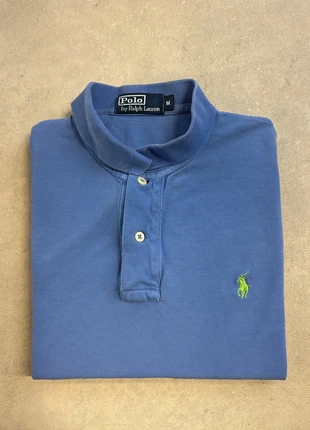 Polo bleu moyen – Ralph Lauren – Taille M – Lot W1, merk: Ralph Lauren, staat: Heel goed, maat: M, € 30,00, € 32,20 inclusief Kopersbescherming