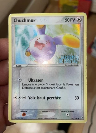 Carte Pokémon Chuchmur Stamp 69/100 - Ex : Gardiens de Cristal - Bloc Ex, marque: Pokémon, état: Bon état, 4,50 €, 5,43 € Protection acheteurs incluse