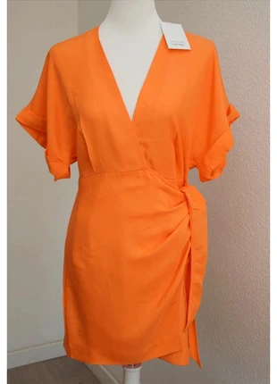 Magnifique Robe en Cupro & Other Stories-Orange T34, brand: & Other Stories, condition: New with tags, size: XS / 34 / 6, €29.00, €31.15 includes Buyer Protection