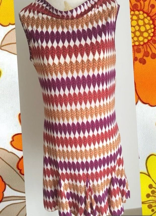 🎯 Robe sans manches Purple Jam - Motif géométrique multicolore - Taille 38, marca: Purple Jam, estado: Muy bueno, tamaño: M / 38 / 10, 9,00 €, 10,15 € Protección al comprador incluida