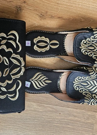 Dames marokkanse schoenen bijhorende tas, staat: Nieuw zonder prijskaartje, maat: 40, € 25,00, € 26,95 inclusief Kopersbescherming