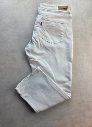 Jean Levi’s blanc pour femme – taille W29 (73 cm) modèle stretch, marque: Levi's, état: Bon état, taille: M / 38 / 10, 19,00 €, 20,65 € Protection acheteurs incluse