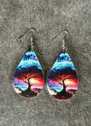 Houten oorbellen druppel boom nieuw, merk: Boom, staat: Heel goed, € 1,99, € 2,79 inclusief Kopersbescherming