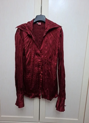 Camicia di raso, marque: SOLO, état: Très bon état, taille: S / 36 / 8, 2,00 €, 2,80 € Protection acheteurs incluse