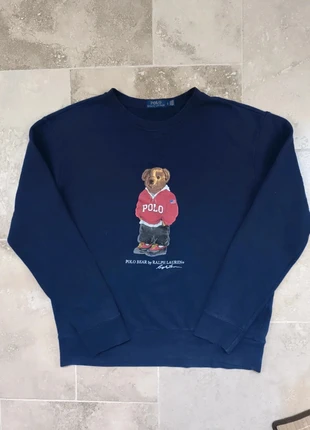 Sweat polo Bear Ralph Lauren - Homme L - Marine - Excellent état, marque: Ralph Lauren, état: Très bon état, taille: L, 95,00 €, 100,45 € Protection acheteurs (Pro) incluse