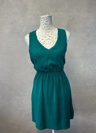 Robe vert foncé semi-épaisse – ETAM – Taille S – Lot EM7, marque: Etam, état: Bon état, taille: S / 36 / 8, 7,20 €, 8,26 € Protection acheteurs (Pro) incluse