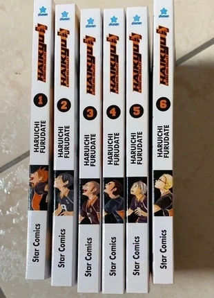 Manga Haikyu!! Volumi 1-6, estado: Novo sem etiquetas, €20.00, €21.70 inclui Proteção do Comprador