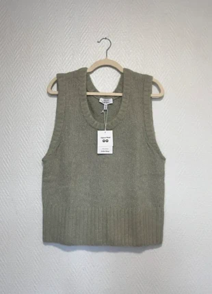 (new with tag) wool-alpaca &Other stories sage sweater vest M, marke: & Other Stories, zustand: Neu, mit Etikett, größe: M / 38 / 10, 39,00 €, 41,65 € beinhaltet Vinted-Käuferschutz Pro