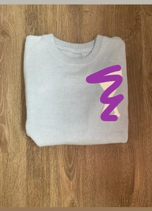 pull bleu clair coeur en coton, marca: Noir, estado: Muy bueno, tamaño: S, 49,99 €, 53,19 € Protección al comprador incluida