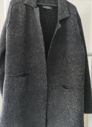 Veste longue grise en laine mélangée – chic et décontractée, zustand: Gut, größe: XL / 42 / 14, 12,00 €, 13,30 € inklusive Vinted-Käuferschutz