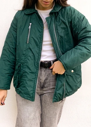 Giubbotto vintage verde imbottito, stile sportivo, brand: Vintage Dressing, condizioni: Ottime, taglia: S / IT 40 / EU 36, €23.00, €24.85 include la Protezione acquisti