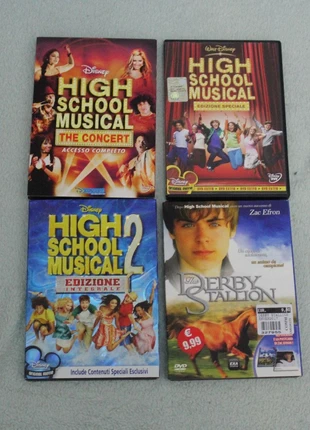 Lotto DVD High School Musical / Zac Efron – Come nuovi, condizioni: Nuovo senza cartellino, €19.90, €21.60 include la Protezione acquisti