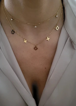 Collier acier inoxydable doré ajustable, marque: Boutique Parisienne, état: Très bon état, 12,50 €, 13,83 € Protection acheteurs (Pro) incluse